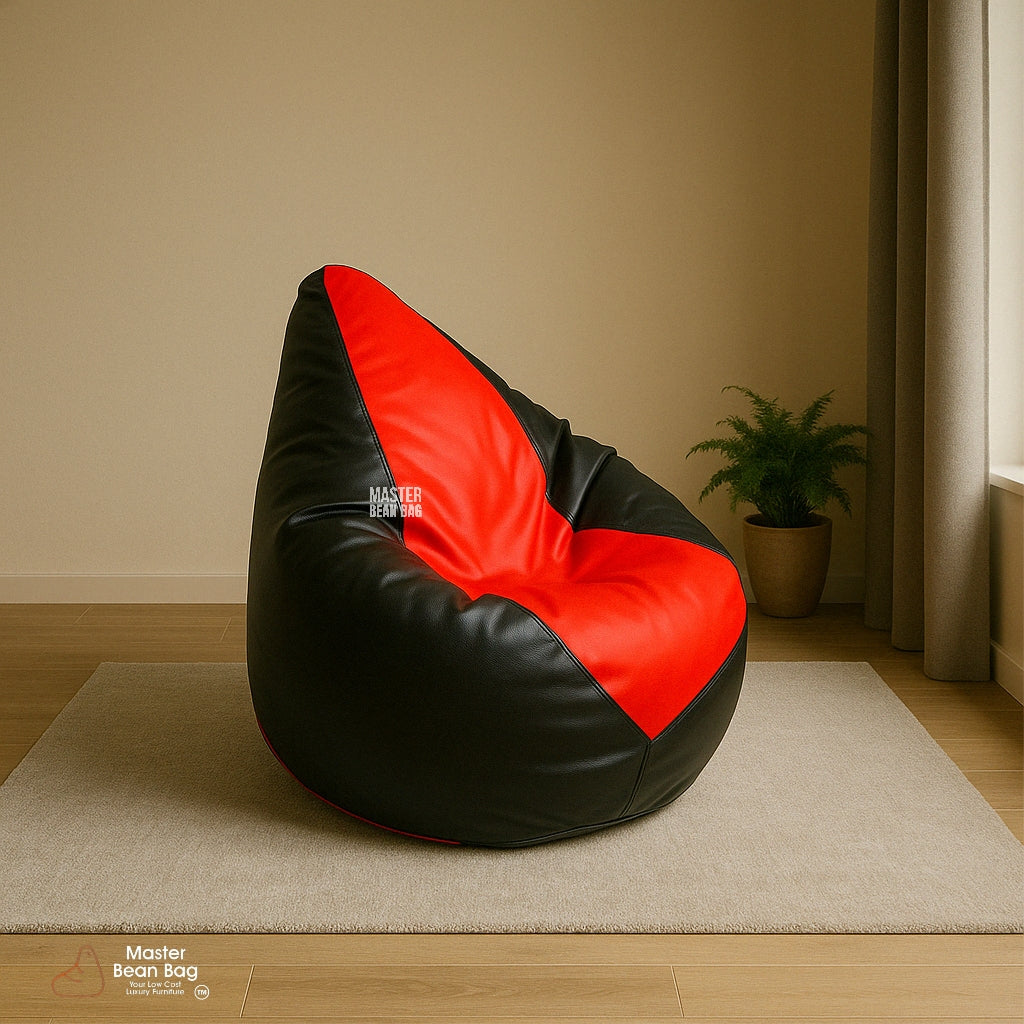 4XLPRO PREMIUM RED AND BLACK BEAN BAG