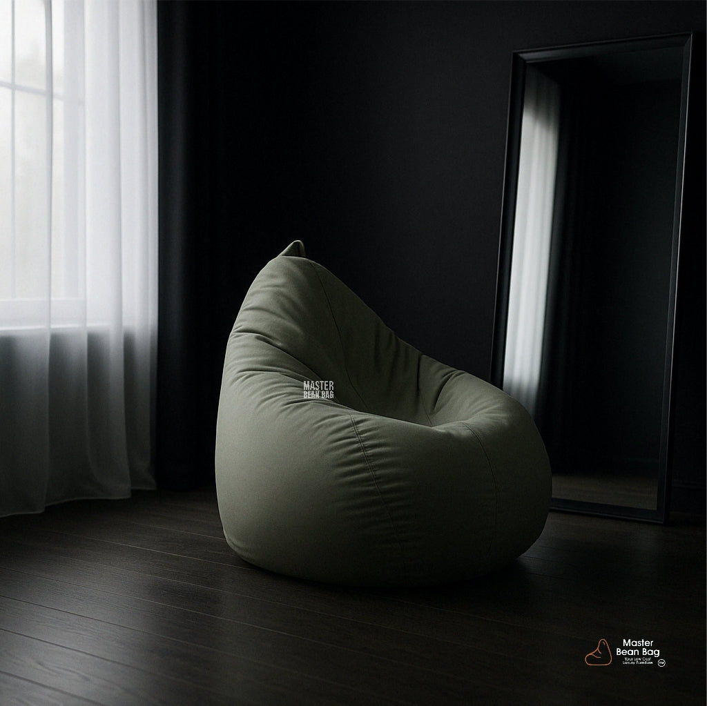 5XL PREMIUM L.GREY BEAN BAG
