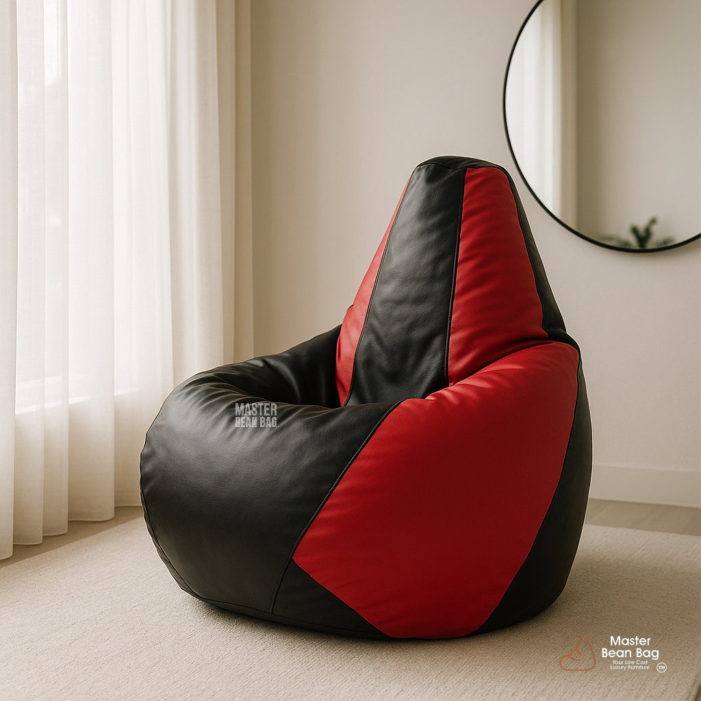 5XLPRO PREMIUM RED AND BLACK BEAN BAG
