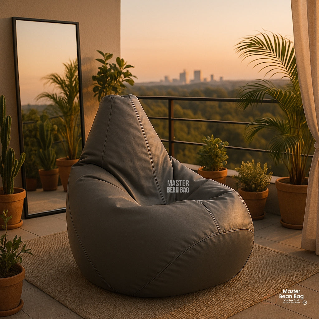 6XL PREMIUM DARK GREY BEAN BAG