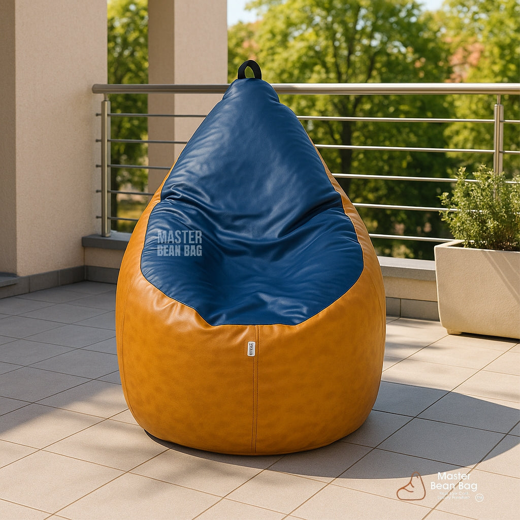 4XL DT NAVY BLUE AND AND GOLDEN BEAN BAG