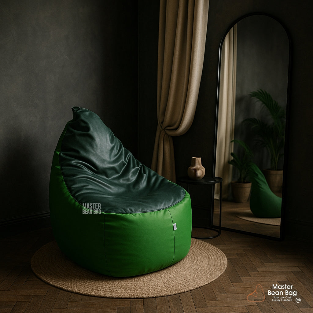 4XL PREMIUM GREENAND DT MILITERY GREEN RECLINER BEAN BAG