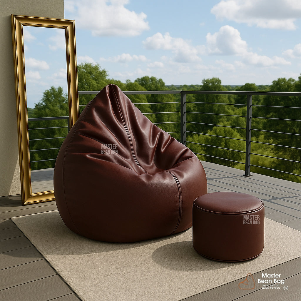 5XL PREMIUM LIGHT BROWN BEAN BAG
