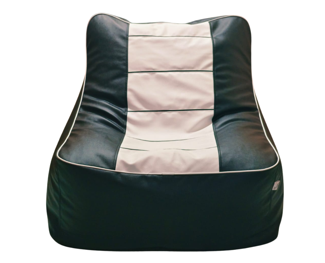 BEAN CHAIR PREMIUM TAN AND BLACK