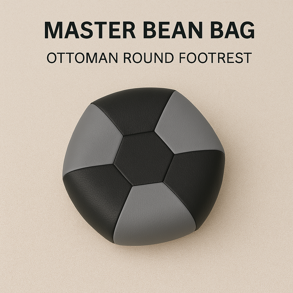 ROUND OTTOMAN FOOTREST MEDIUM