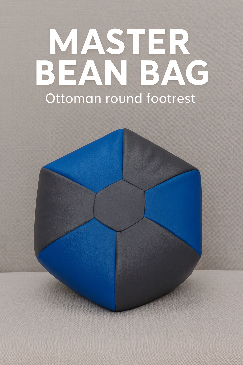 ROUND OTTOMAN FOOTREST BIG