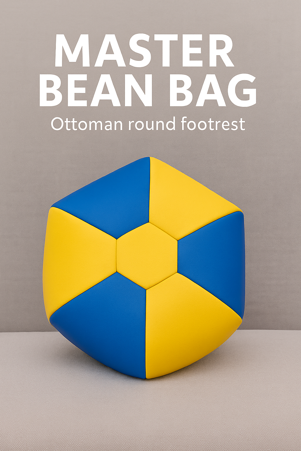 ROUND OTTOMAN FOOTREST BIG