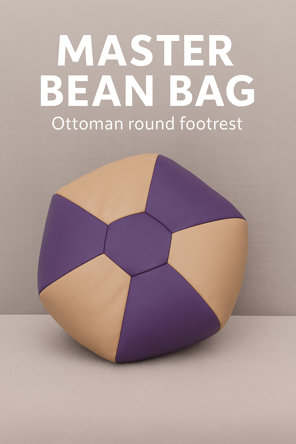 ROUND OTTOMAN FOOTREST BIG