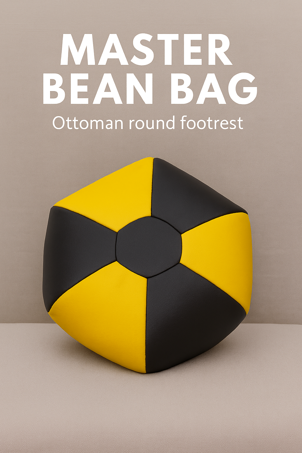 ROUND OTTOMAN FOOTREST BIG