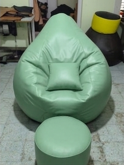 7XL Export Quality Bean Bag – Roseli | Export Grade Leatherette (Filled)
