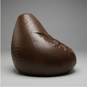 9XL Export Quality Bean Bag – Coffee Brown Unfilled