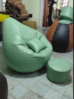 7XL Export Quality Bean Bag – Roseli | Export Grade Leatherette (Filled)