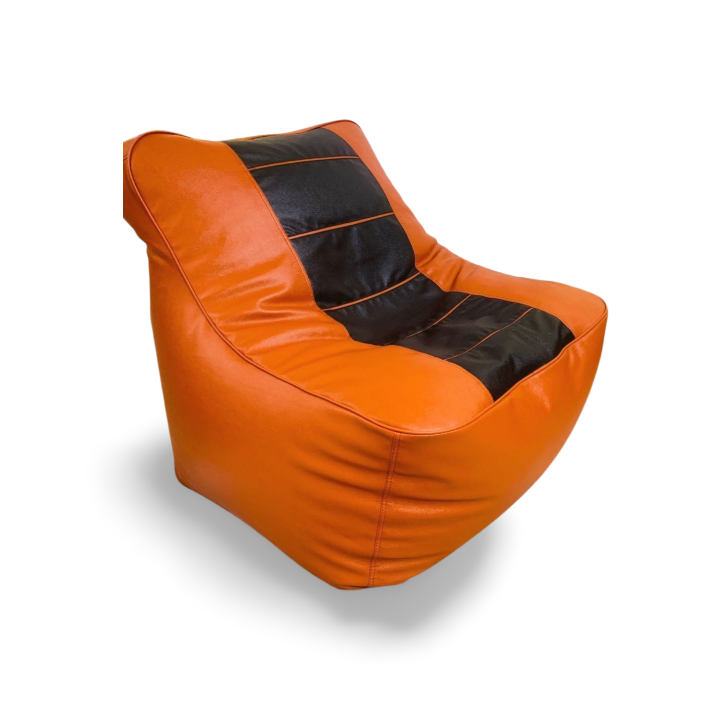 7XL PREMIUM TAN AND BLACK CHAIR BEAN BAG