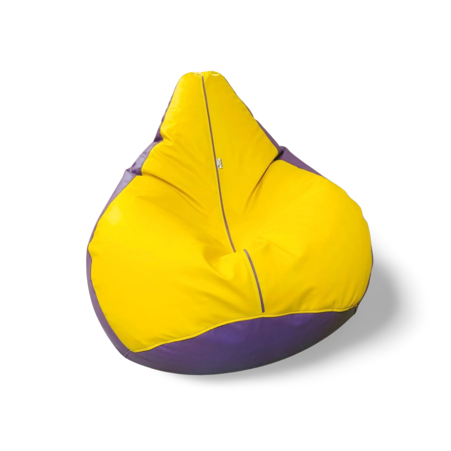 4XL PREMIUM YELLOW AND LIGHT VIOLET BEAN  BAG