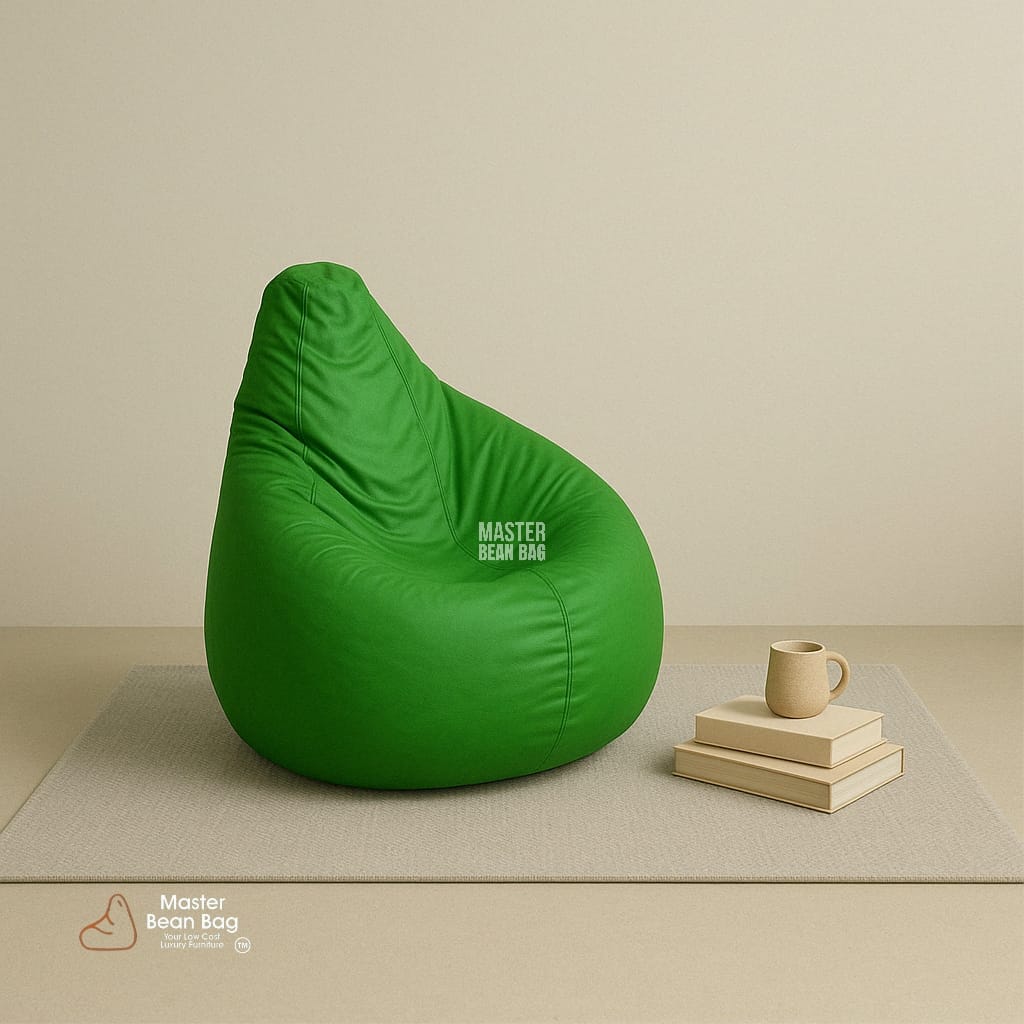 3XL PREMIUM GREEN BEAN BAG WITH FOOTREST